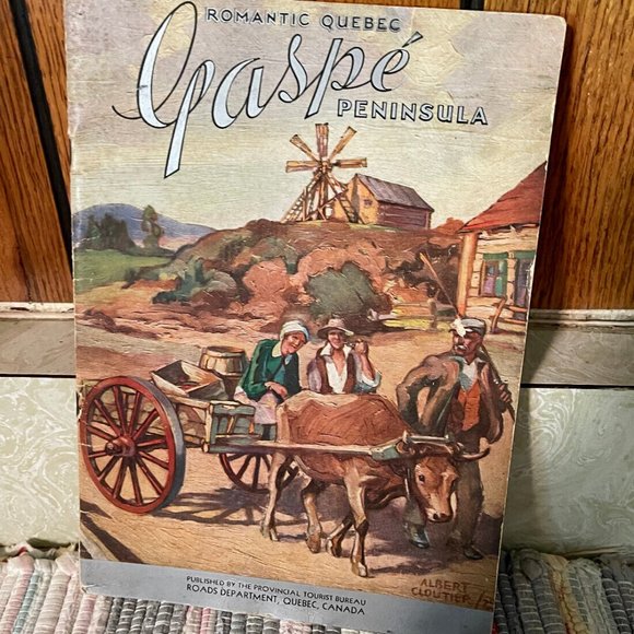 GASPE PENINSULA ROMANTIC QUEBEC - Tourist Booklet - 1940 - Good Condition - Picture 1 of 3